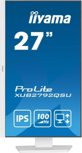 iiyama ProLite XUB2792QSU-W6 computer monitor 68,6 cm (27\") 2560 x 1440 Pixels Wide Quad HD LED Wit