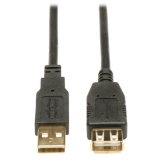 Tripp Lite U024-010 USB-kabel 3,05 m USB 2.0 USB A Zwart