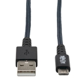 Tripp Lite U050-006-GY-MAX USB-kabel 1,8 m USB 2.0 USB A Micro-USB B Grijs