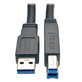 Tripp Lite U328-025 USB-kabel 8 m USB 3.2 Gen 1 (3.1 Gen 1) USB A USB B Zwart