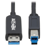 Tripp Lite U328F-15M USB-kabel USB 3.2 Gen 1 (3.1 Gen 1) USB A USB B Zwart