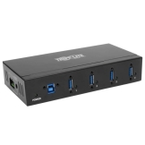 Tripp Lite U360-004-IND interface hub USB 3.2 Gen 1 (3.1 Gen 1) Type-B 5000 Mbit/s Zwart