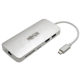 Tripp Lite U442-DOCK11-S interface hub USB 3.2 Gen 2 (3.1 Gen 2) Type-C 1000 Mbit/s Zilver