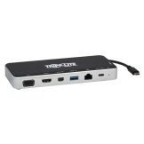 Tripp Lite U442-DOCK16-B notebook dock & poortreplicator Bedraad USB 3.2 Gen 1 (3.1 Gen 1) Type-C Grijs