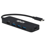 Tripp Lite U444-06N-H3UC2 notebook dock & poortreplicator Bedraad Thunderbolt 3 Zwart