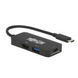 Tripp Lite U444-06N-H4UBC2 notebook dock & poortreplicator Bedraad USB 3.2 Gen 1 (3.1 Gen 1) Type-C Zwart