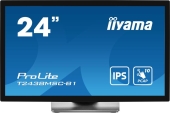 iiyama ProLite computer monitor 60,5 cm (23.8\") 1920 x 1080 Pixels Full HD LED Touchscreen Zwart