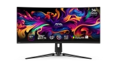 MSI MAG 341CQP QD-OLED computer monitor 86,4 cm (34\") 3440 x 1440 Pixels UltraWide Quad HD QDOLED Zwart