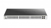 D-Link DGS-3000-52X netwerk-switch Managed L2 Gigabit Ethernet (10/100/1000) Zwart 1U