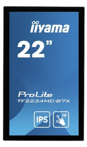 iiyama ProLite TF2234MC-B7X touch screen-monitor 54,6 cm (21.5\") 1920 x 1080 Pixels Multi-touch Multi-gebruiker Zwart