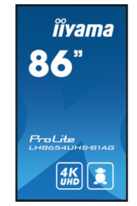 iiyama ProLite To Be Updated computer monitor 2,17 m (85.6\") 3840 x 2160 Pixels 4K Ultra HD LED Zwart