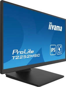 iiyama ProLite T2252MSC-B2 computer monitor 54,6 cm (21.5\") 1920 x 1080 Pixels Full HD LCD Touchscreen Zwart