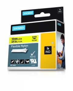 RHINO TAPE NYLON 19MM GEEL