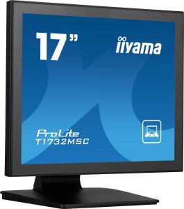 iiyama ProLite T1732MSC-B1SAG computer monitor 43,2 cm (17\") 1280 x 1024 Pixels Full HD LED Touchscreen Tafelblad Zwart