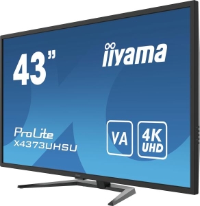 iiyama ProLite X4373UHSU-B1 computer monitor 108 cm (42.5\") 3840 x 2160 Pixels 4K Ultra HD Zwart