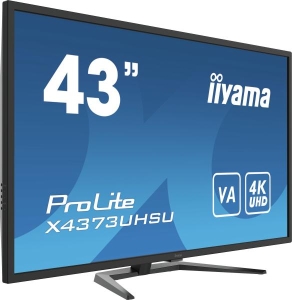 iiyama ProLite X4373UHSU-B1 computer monitor 108 cm (42.5\") 3840 x 2160 Pixels 4K Ultra HD Zwart