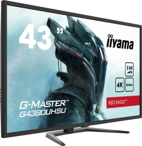 iiyama G-MASTER G4380UHSU-B1 computer monitor 108 cm (42.5\") 3840 x 2160 Pixels 4K Ultra HD LED Zwart