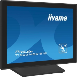 iiyama ProLite T1532MSC-B1S computer monitor 38,1 cm (15\") 1024 x 768 Pixels XGA LCD Touchscreen Zwart