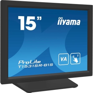 iiyama ProLite T1531SR-B1S computer monitor 38,1 cm (15\") 1024 x 768 Pixels XGA LCD Touchscreen Zwart