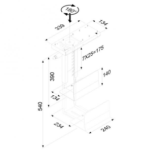 PC Deskmount Black