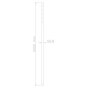 200cm pole for FPMA-C200BLACK/C400BLACK