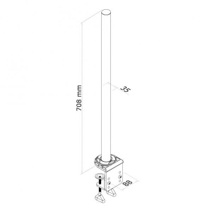 Verlengbuis van 70 cm hoog