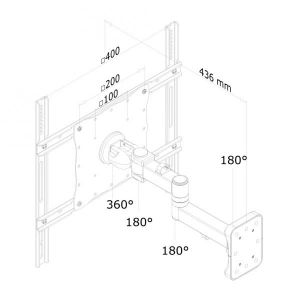 LCD/LED/TFT wall mount > 52inch