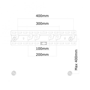 LED wall mount 23-47inch Vesa 100/400