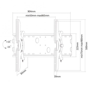 Flat Screen Wall Mount tiltable