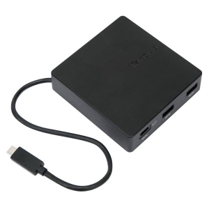 Targus DOCK412REU notebook dock & poortreplicator Bedraad USB 3.2 Gen 1 (3.1 Gen 1) Type-C Zwart