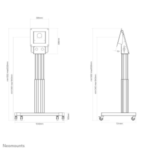 Neomounts by Newstar Select gemotoriseerde vloersteun