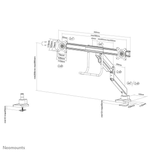 Neomounts by Newstar Select monitor bureausteun