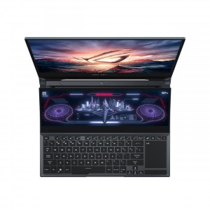 ASUS ROG Zephyrus Duo GX550LWS-HC037T Notebook Zwart, Grijs 39,6 cm (15.6\") 3840 x 2160 Pixels Intel® 10de generatie Core™ i7 32