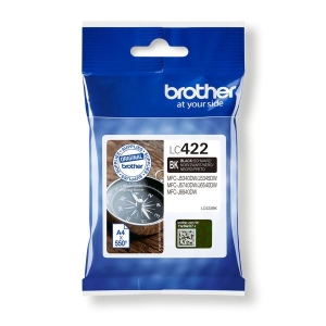 Brother LC422BK inktcartridge 1 stuk(s) Origineel Zwart