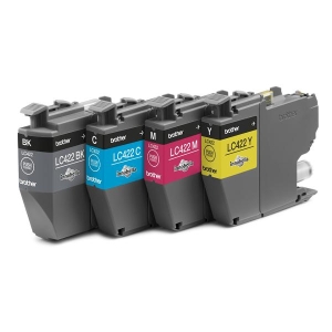 Brother LC422VAL inktcartridge 4 stuk(s) Origineel Zwart, Cyaan, Magenta, Geel