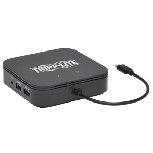 Tripp Lite MTB3-DOCK-04 notebook dock & poortreplicator Bedraad Thunderbolt 3 Zwart