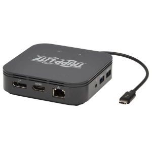 Tripp Lite MTB3-DOCK-04 notebook dock & poortreplicator Bedraad Thunderbolt 3 Zwart