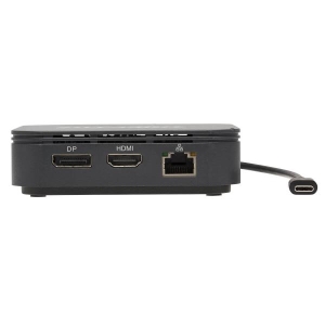 Tripp Lite MTB3-DOCK-04 notebook dock & poortreplicator Bedraad Thunderbolt 3 Zwart