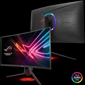 ASUS ROG Strix XG32VQ 80 cm (31.5\") 2560 x 1440 Pixels Wide Quad HD LED Zwart, Grijs