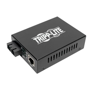 Tripp Lite N785-INT-SC-SM netwerk media converter 1000 Mbit/s 1310 nm Single-mode Zwart