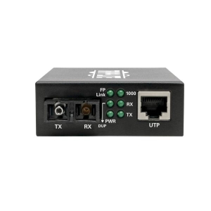 Tripp Lite N785-INT-SC-SM netwerk media converter 1000 Mbit/s 1310 nm Single-mode Zwart