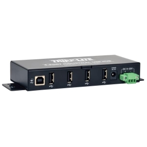 Tripp Lite U223-004-IND interface hub USB 2.0 480 Mbit/s Zwart