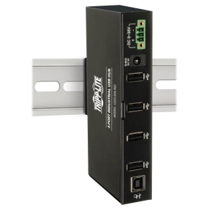 Tripp Lite U223-004-IND interface hub USB 2.0 480 Mbit/s Zwart