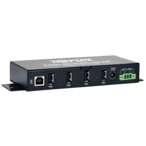 Tripp Lite U223-004-IND interface hub USB 2.0 480 Mbit/s Zwart