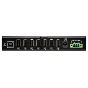 Tripp Lite U223-007-IND interface hub 480 Mbit/s Zwart