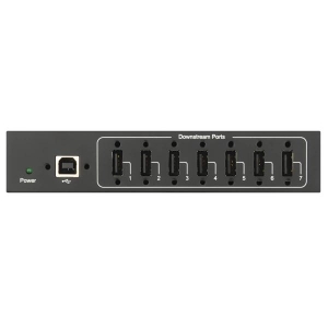 Tripp Lite U223-007-IND-1 interface hub USB 2.0 Type-B 480 Mbit/s Zwart