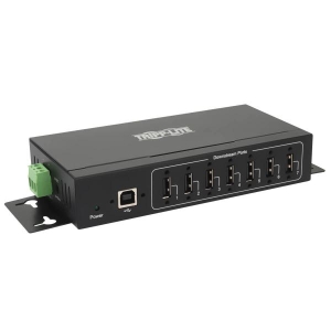 Tripp Lite U223-007-IND-1 interface hub USB 2.0 Type-B 480 Mbit/s Zwart