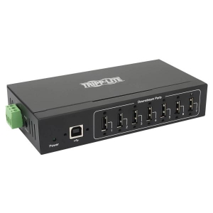 Tripp Lite U223-007-IND-1 interface hub USB 2.0 Type-B 480 Mbit/s Zwart