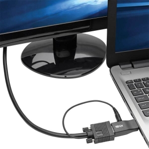 Tripp Lite P131-000-A tussenstuk voor kabels HDMI 3.5MM; HD15; MICRO-USB B Zwart