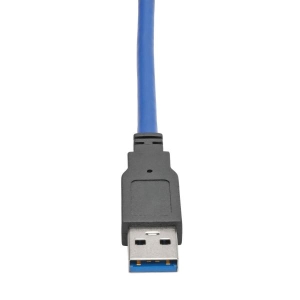 Tripp Lite U324-001-APM USB-kabel 0,3 m USB 3.2 Gen 1 (3.1 Gen 1) USB A Zwart, Blauw